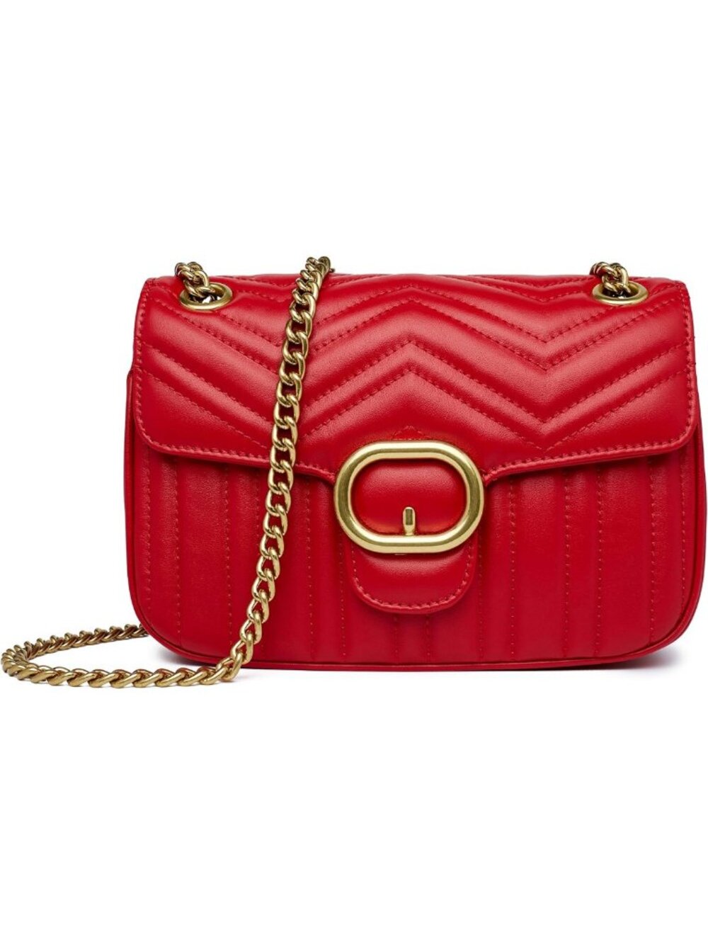 Quilted Genuine Leather Crossbody Bag | Stylish Women's Clutch & Shoulder Purse